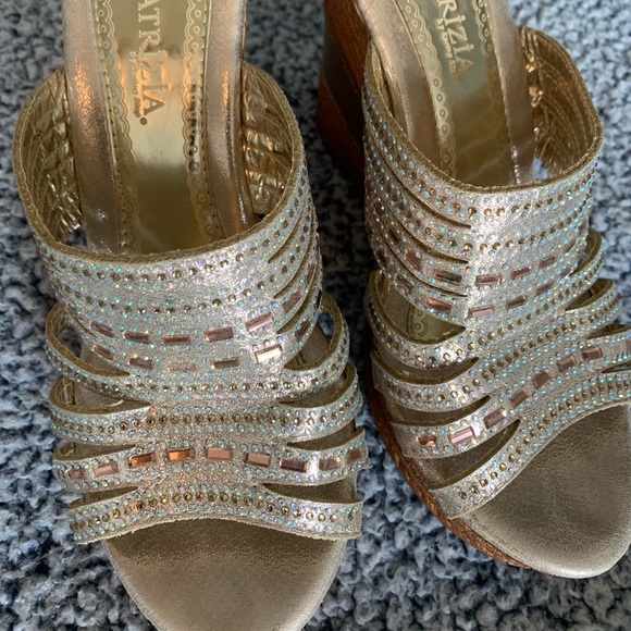 Patrizia Shoes - 🎊 Patrizia Dressy Sandel with 4 inch wedge heel